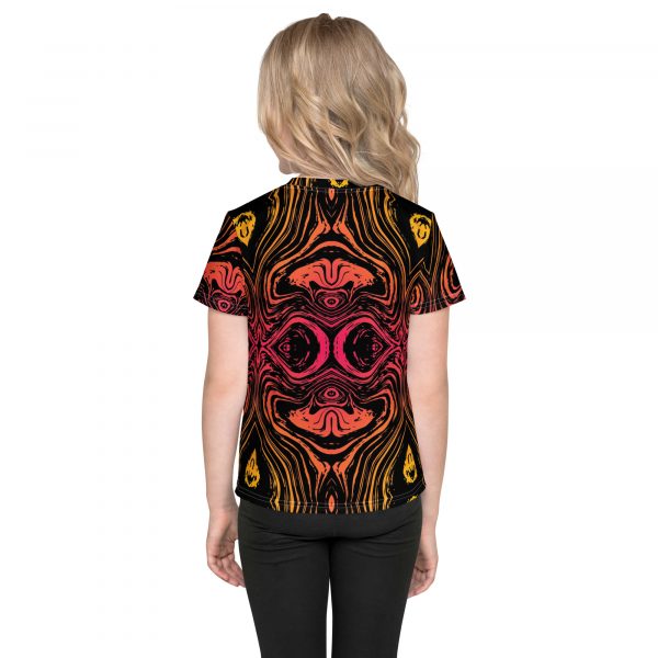 Swirls Crew Neck T-shirt - Image 4